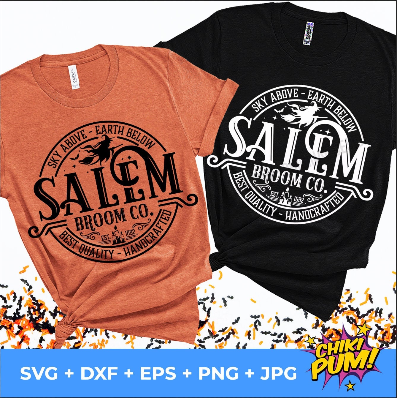 Salem Broom Company Svg Salem Broom Co Svg Halloween SVG Cut Etsy