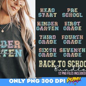Back to School Png Bundle, Teacher Squad Png, Back To School Png, First Day of School Png, Teacher Team Shirts, Teacher Shirts Png Bundle