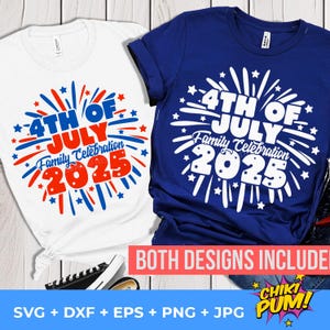 4. Juli Familie 2025 SVG, 4. Juli Familienfeier, Familientreffen SVG, 4. Juli Shirt SVG