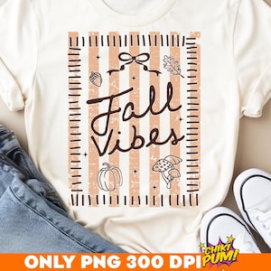 Retro Fall Striped PNG Bundle, Trendy Autumn Sublimation Designs, Coquette Fall Designs, Pumpkin Spice PNG, Fall Vibes Shirt Digital Design