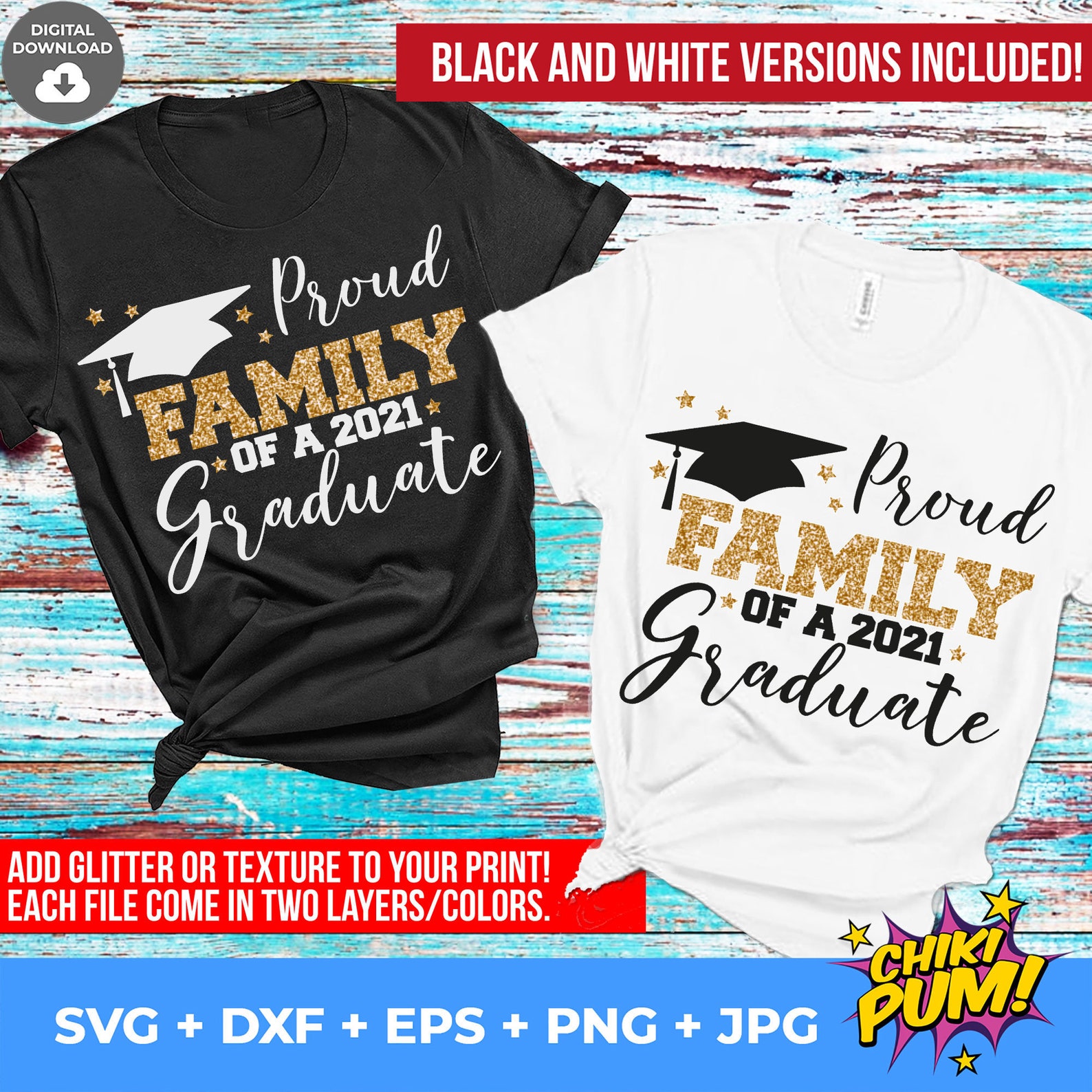 Download Proud Family of a 2021 Graduate SVG Graduation 2021 SVG | Etsy