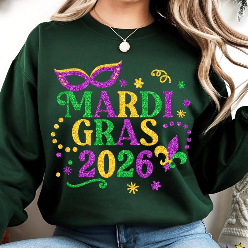 Mardi Gras 2026 SVG, Mardi Gras SVG, Fat Tuesday matching shirts, Mardi gras shirt SVG, Mardi gras cut files