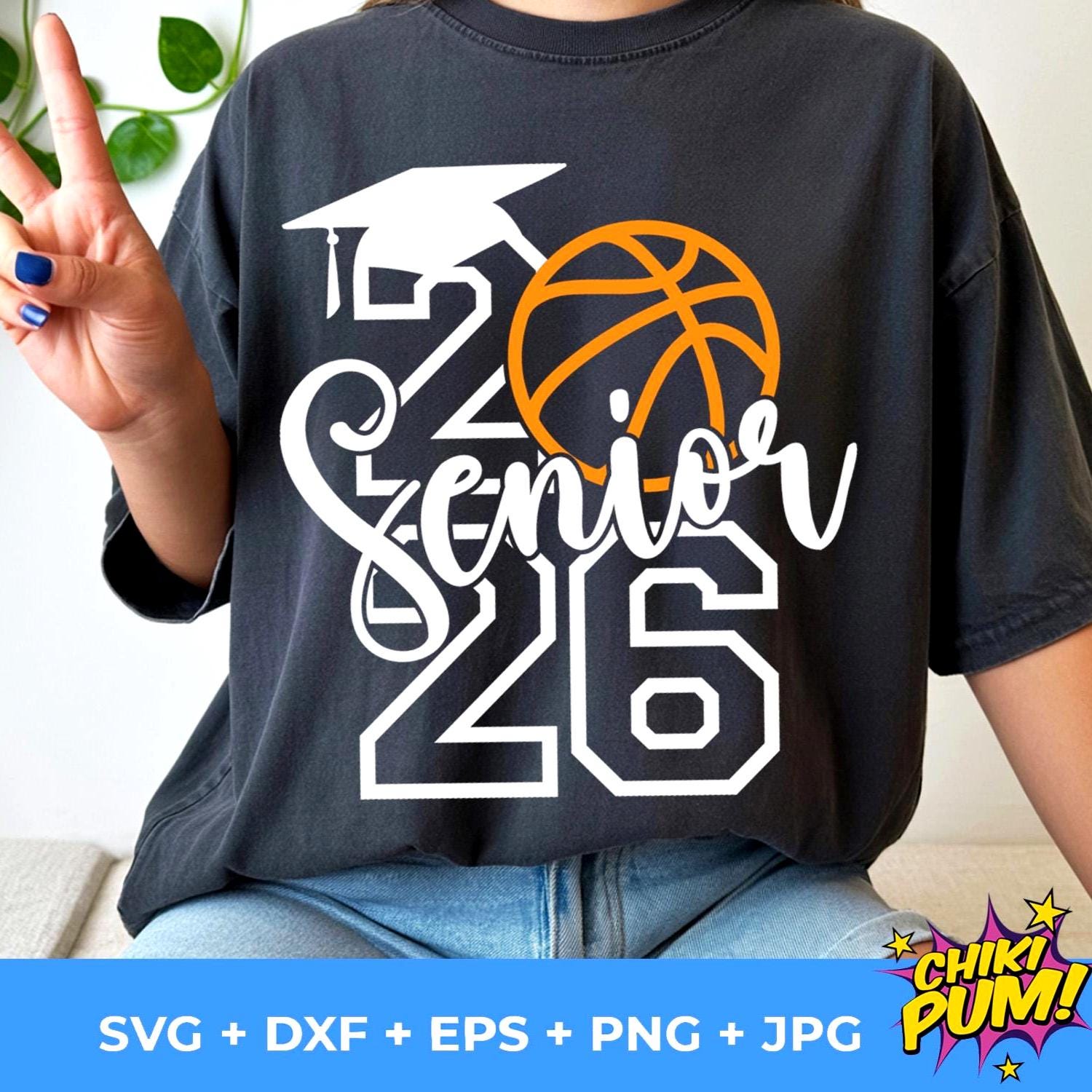 Senior 2026 Basketball SVG PNG: Class of 2026 Design (digital Download ...
