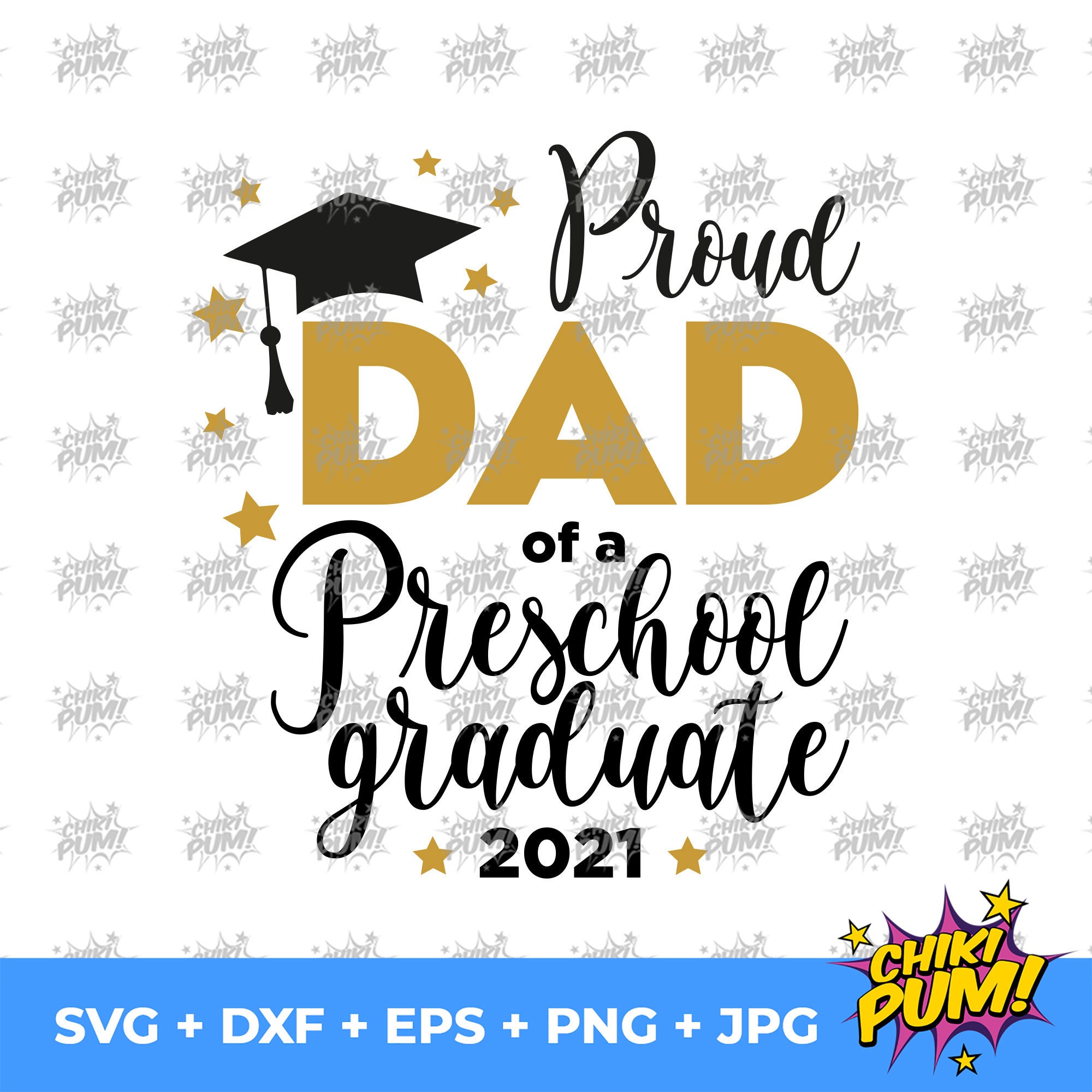 Download Proud Family of a Preschool Graduate 2021 SVG Proud Pre K | Etsy