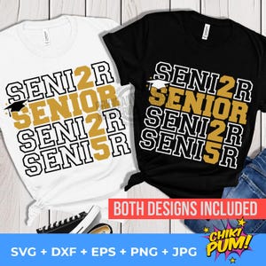 Senior 2025 Graduation. Class of 2025 Graduate T-shirt design - SVG PNG 300dpi cut files for Cricut/Silhouette - HTV sublimation dtf