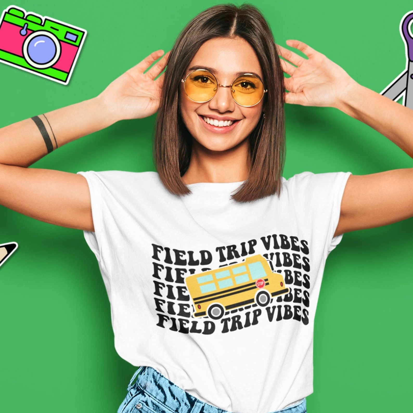 Field Trip Vibes Svg Field Day Svg School Game Day Svg Fun Etsy