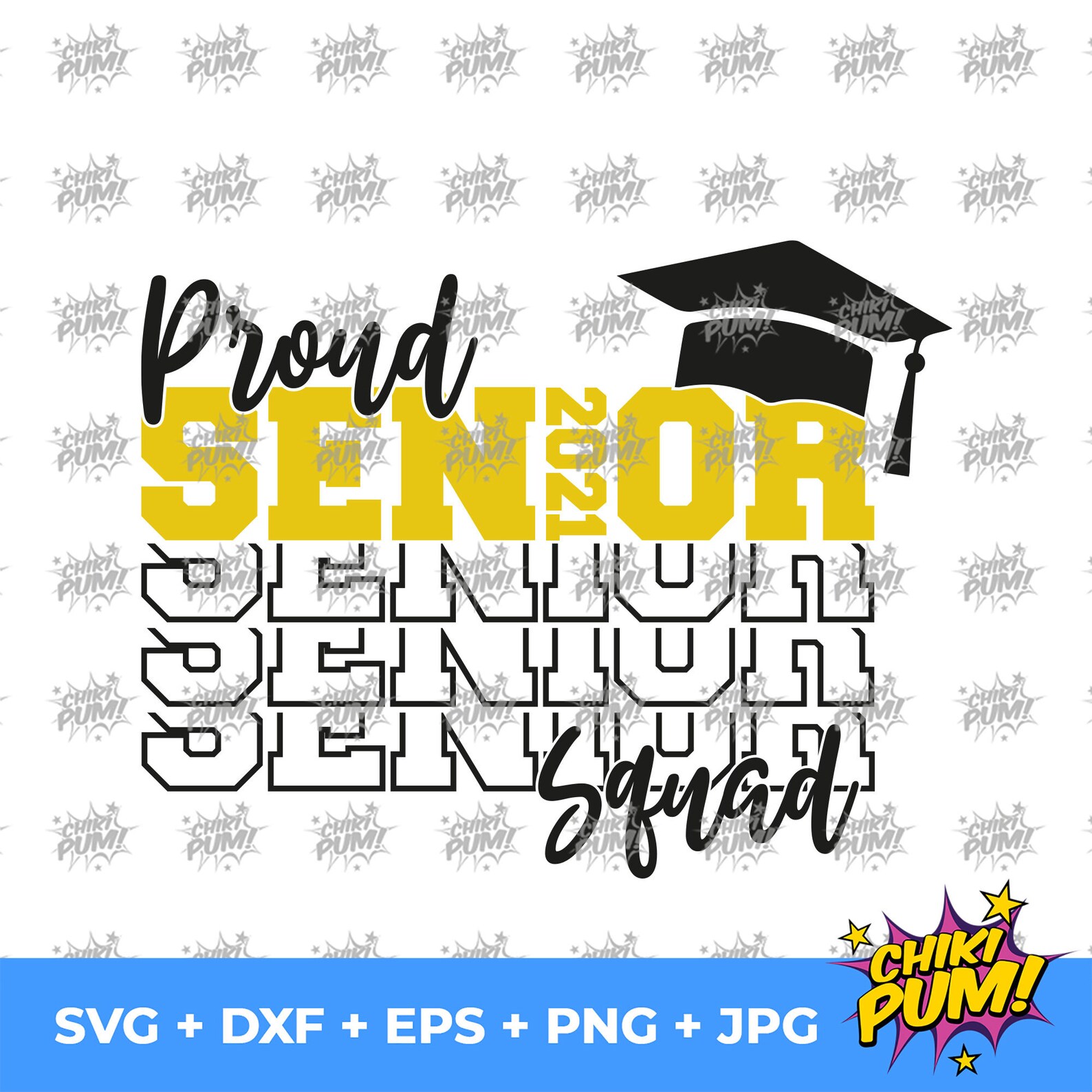 Proud Senior Squad 2021 SVG Graduation SVG Class of 2021 ...