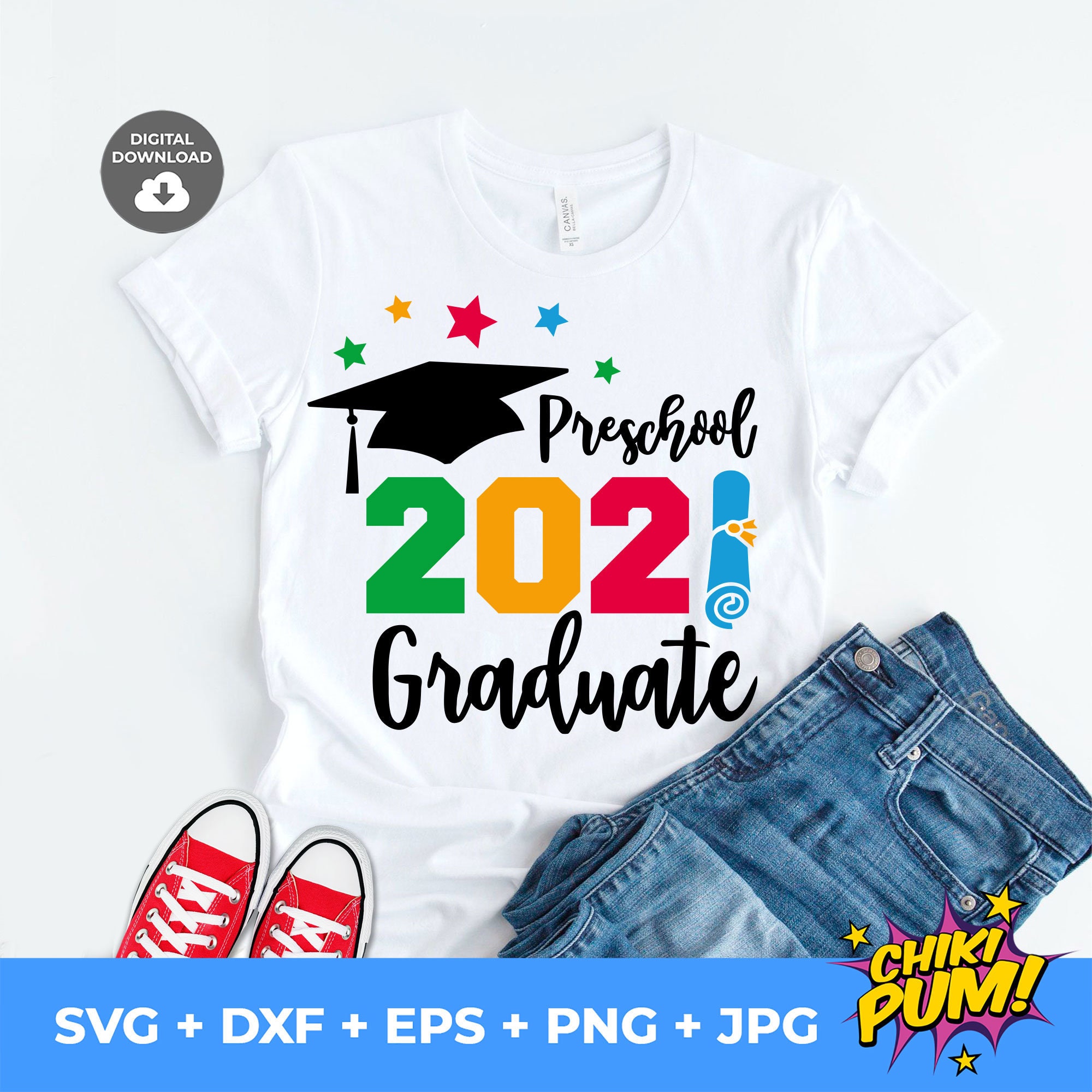 Download Preschool Grad Shirt SVG Pre-K Graduation SVG Design Class | Etsy