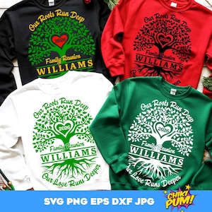 Family Reunion 2026 svg, Roots Run Deep svg, Our Love Runs Deeper svg, Family Shirt, Reunion svg, Family Reunion Shirts, Family name