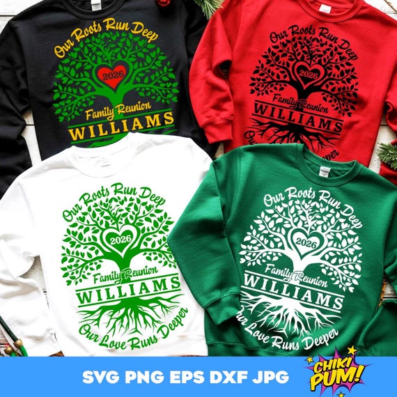 Family Reunion 2026 svg, Roots Run Deep svg, Our Love Runs Deeper svg, Family Shirt, Reunion svg, Family Reunion Shirts, Family name