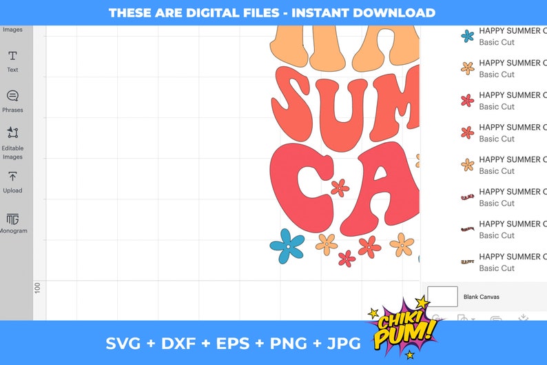 Happy Summer Camp 2024 svg, Retro Summer Camp svg, wavy, Summer Camp PNG, Summer Camp Cut Files