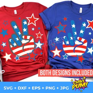 Patriottisch vredesteken SVG, USA vlag sublimatie Design sterren Png 4 juli Svg, rood wit blauw Svg Png Eps Dxf Jpg Design