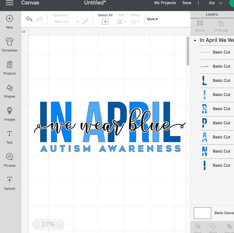 In April We Wear Blue, Autism Awareness SVG, In April SVG, We Wear Blue Svg, Autism Svg, Autism Awareness Png Sublimation
