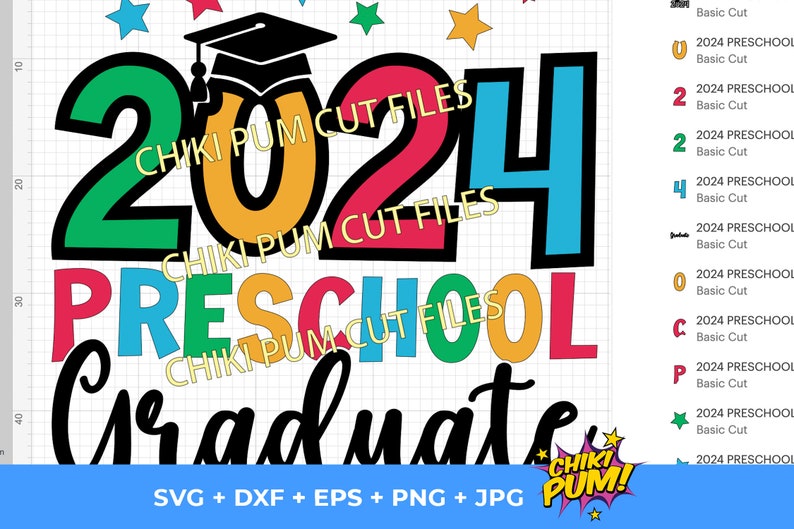 2024 Preschool Graduate SVG, Preschool 2024 SVG, Preschool graduate shirt SVG, Preschool graduation svg