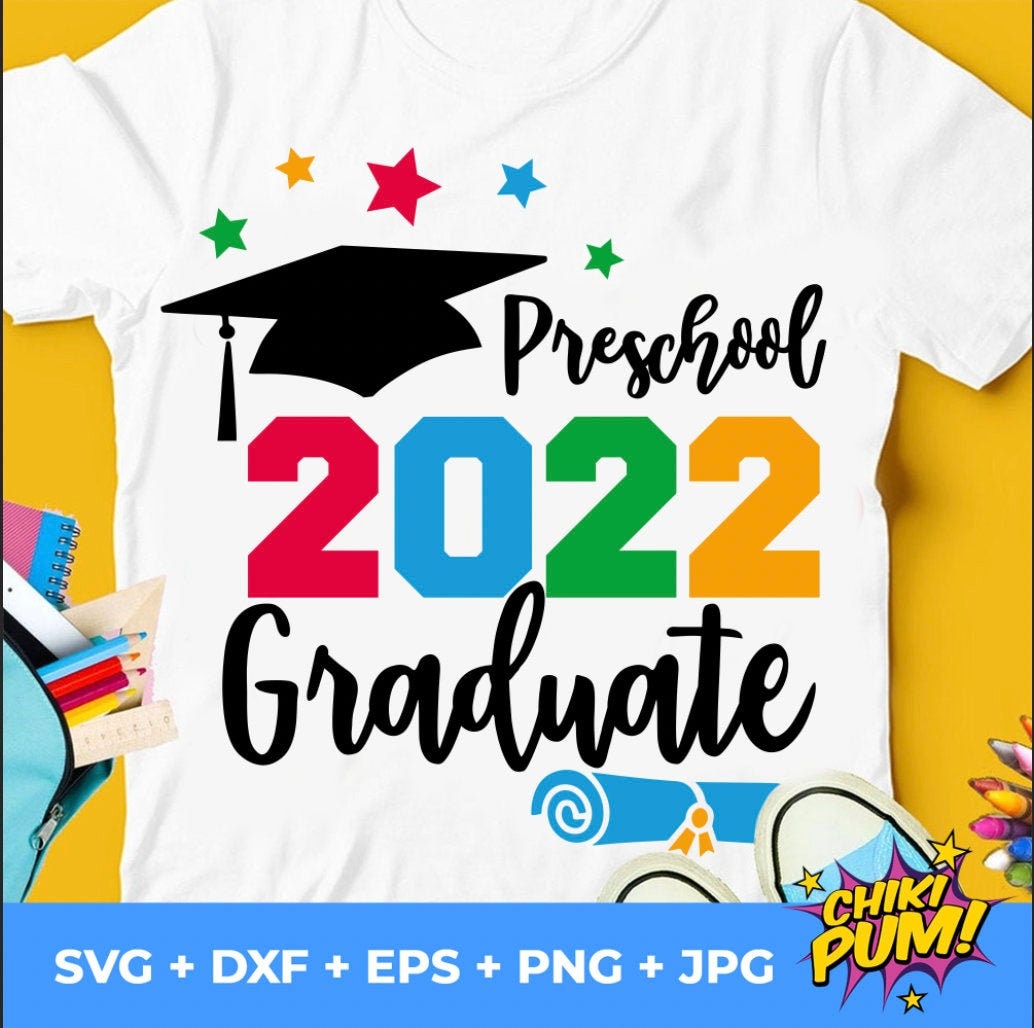 Preschool Grad Shirt SVG PreK Graduation SVG Design Class Etsy
