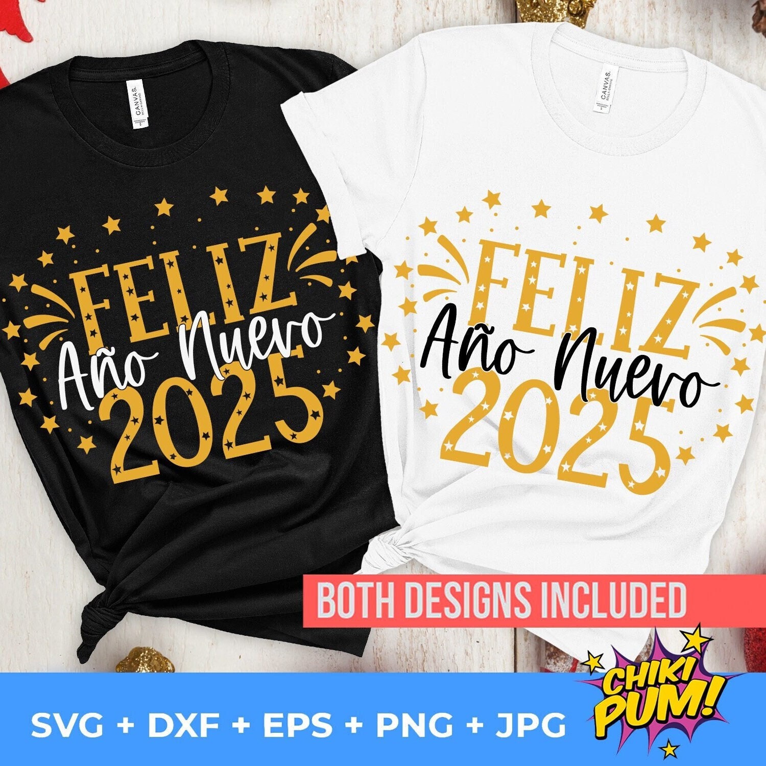 Feliz ano nuevo 2025 Feliz ano nuevo svg Feliz 2025 svg Camiseta DIY de Ano Nuevo Etsy Espana