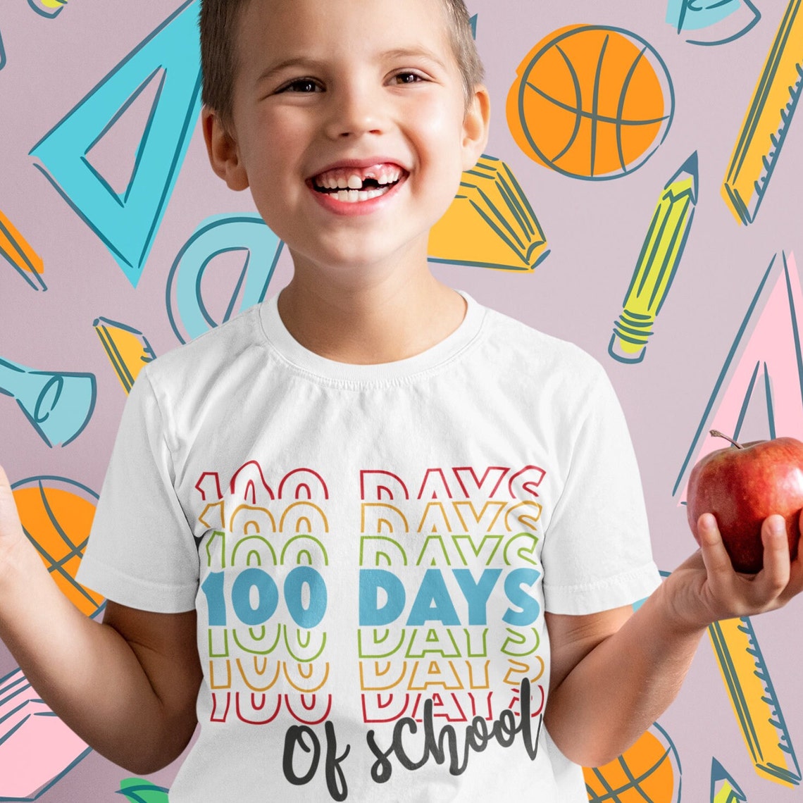 100 Days of School SVG 100 Days Svg 100th Day of School SVG Etsy