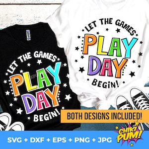 Play Day SVG PNG: Games Begin, School Field Day (Digital Download)