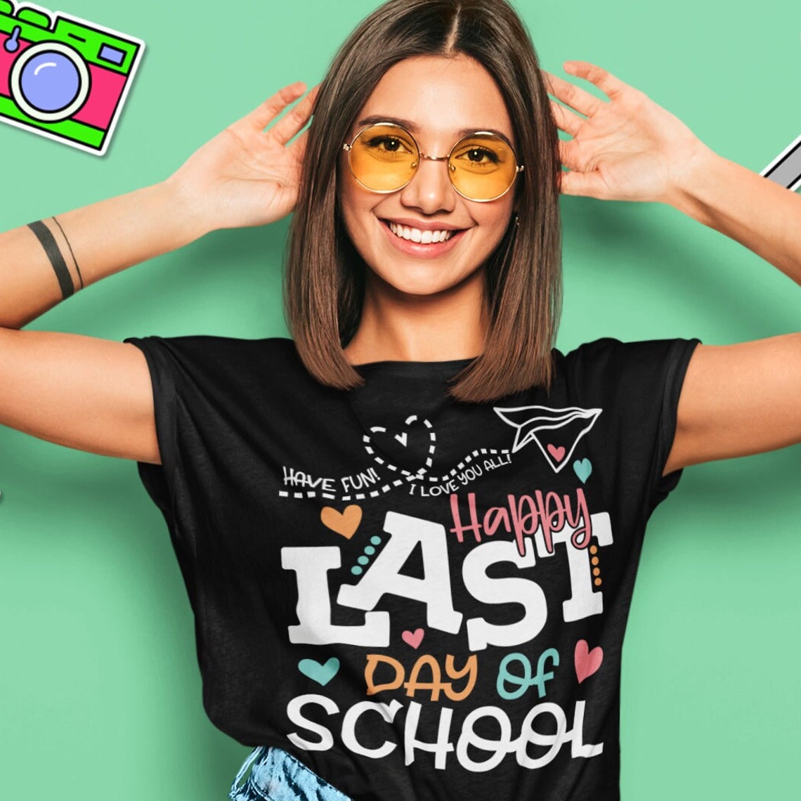 Happy Last Day of School Svg End of School Svg Teacher Etsy