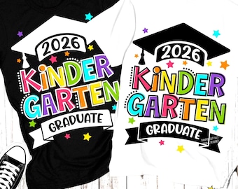 Kindergarten Graduate SVG, Kindergarten Graduation SVG, Kinder Grad 2026 SVG, Kindergarten Graduate 2026, Graduation Png, Sublimation Design