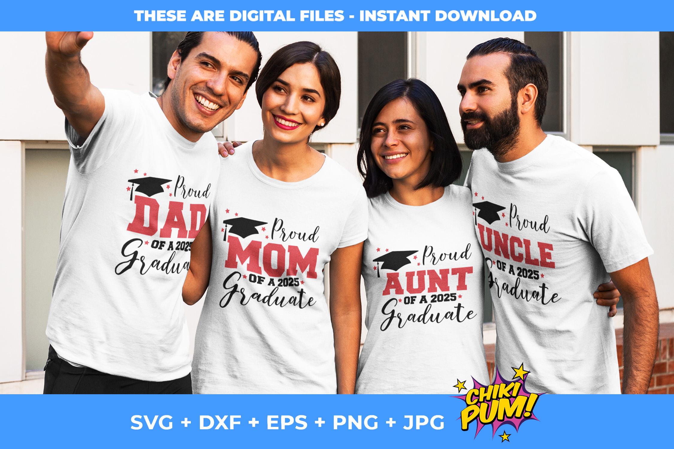 Senior 2025 Graduation Family SVG PNG Bundle T-shirt Designs Cricut ...