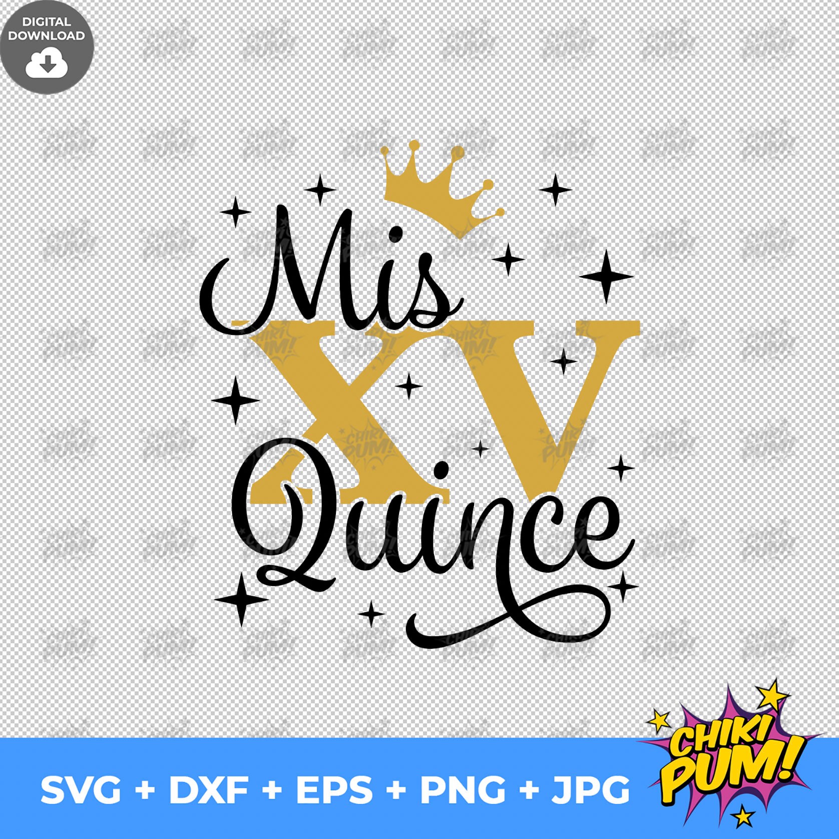 Mis quince SVG Mis XV Quinceañera SVG Mis quince Cricut Etsy España