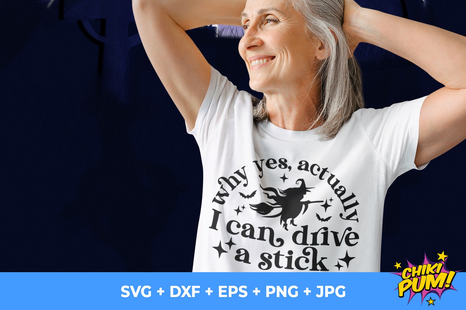 Why Yes Actually I Can Drive a Stick SVG Witch Svg Halloween - Etsy