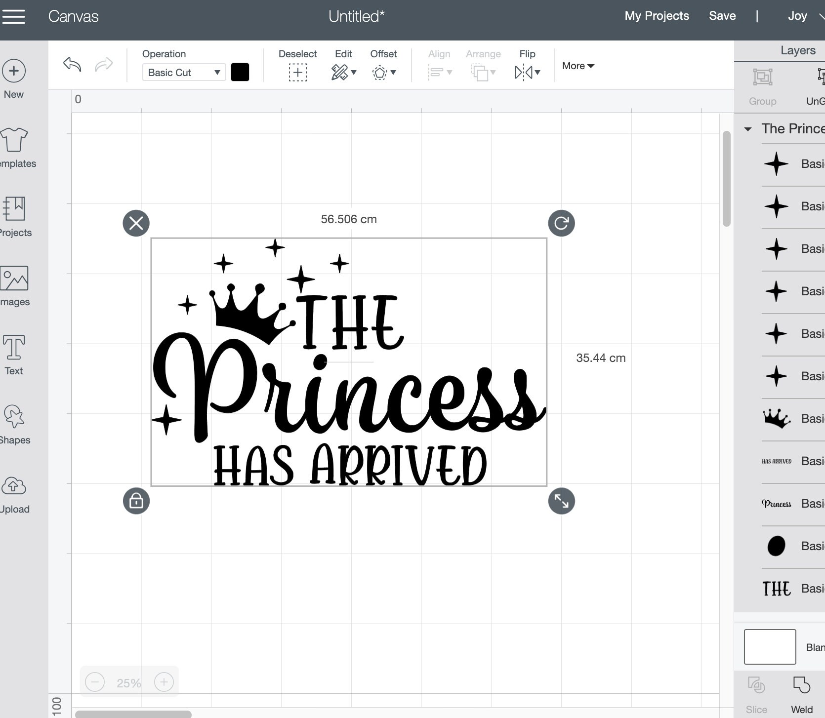 Princess Has Arrived SVG PNG, Newborn Baby Girl Saying Design Cut Files ...