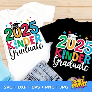 Diplômé de la maternelle 2025 SVG, SVG de la maternelle 2025, chemise diplômée de la maternelle SVG, svg de la remise des diplômes de la maternelle
