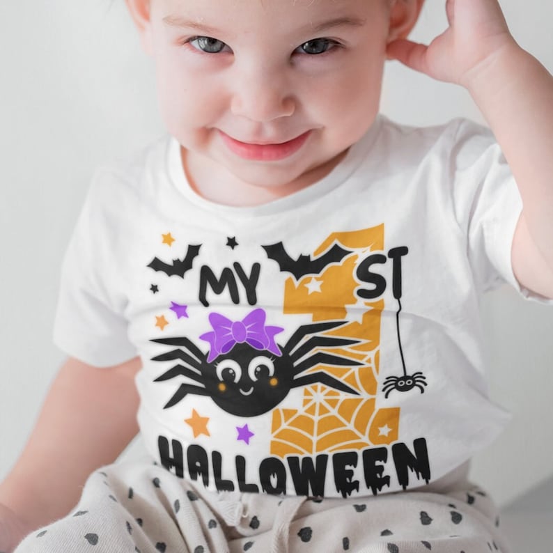 My 1st Halloween Girl Svg Halloween Girl SVG My First Etsy