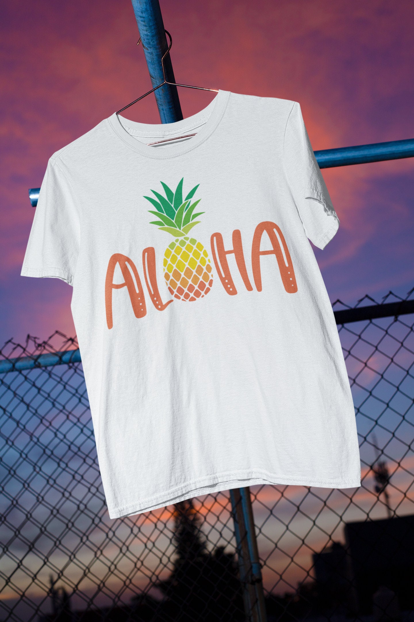 Aloha SVG Pineapple SVG Pineapple Tshirt Summer SVG - Etsy