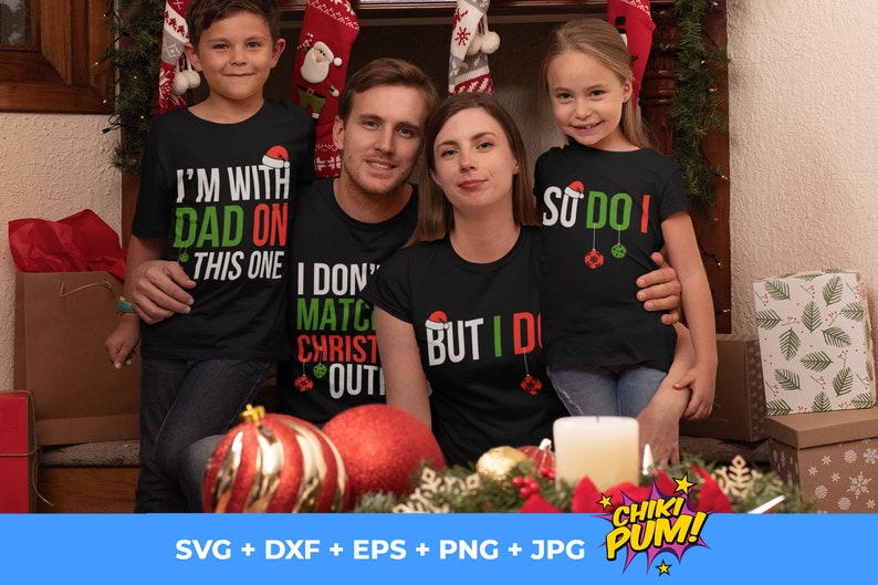 I Don't Do Matching Christmas Outfits Svg Png but I Do Etsy Australia