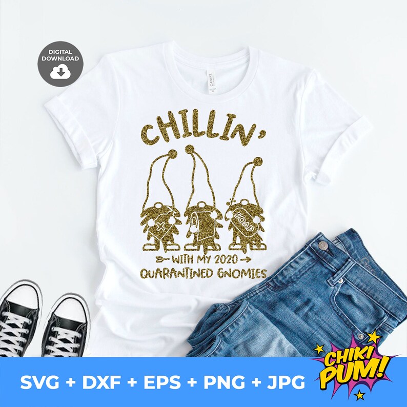 Download Chillin with My Quarantined Gnomies Svg Christmas Gnomes ...