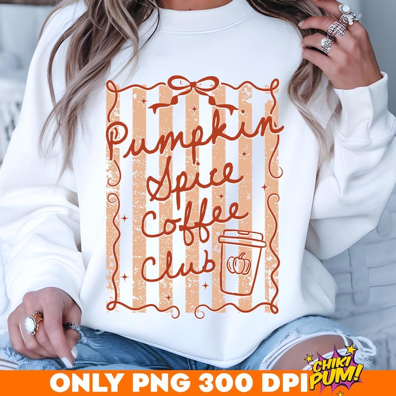Retro Fall Striped PNG Bundle, Trendy Autumn Sublimation Designs, Coquette Fall Designs, Pumpkin Spice PNG, Fall Vibes Shirt Digital Design