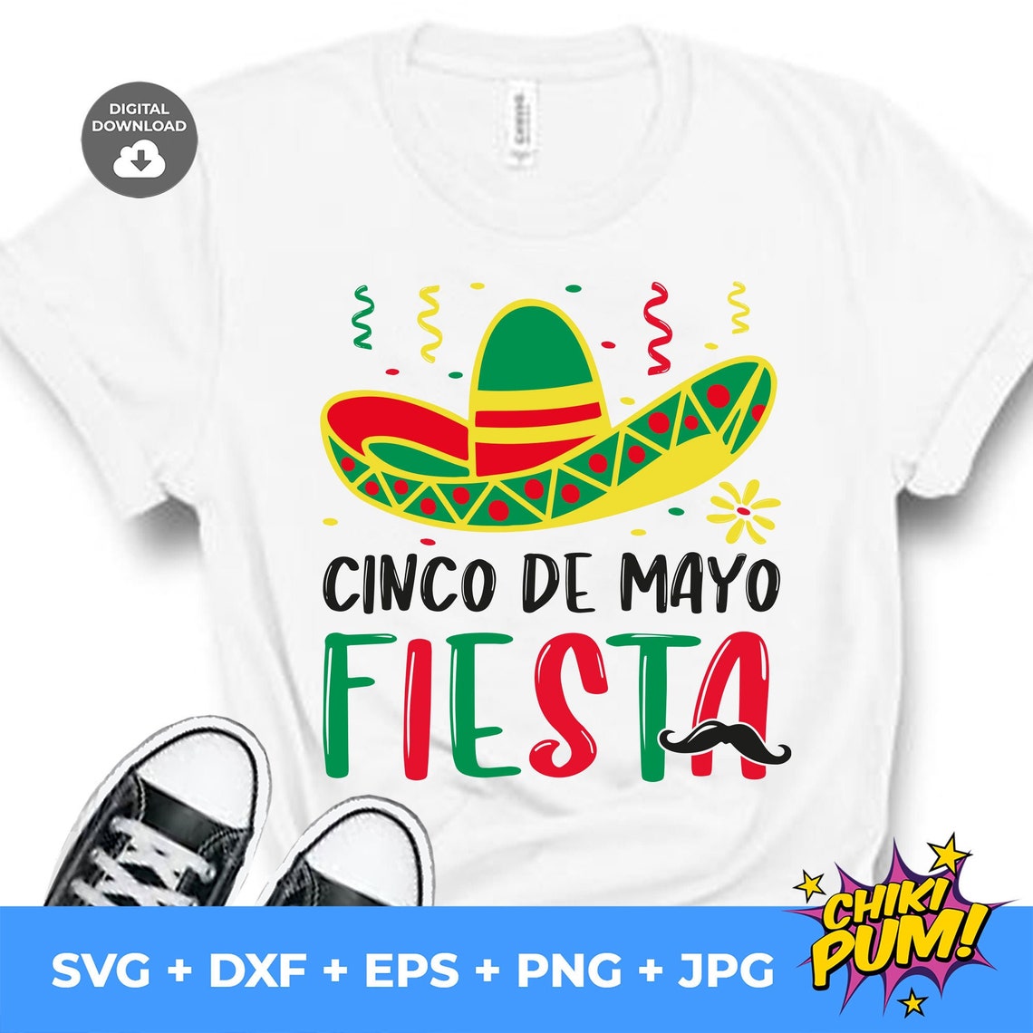 Cinco De Mayo Fiesta SVG Mexican Hat Svg Sombrero Mexicano - Etsy