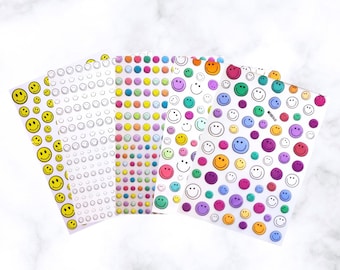 Smiley Be Happy Nail Art Decals - Stickers