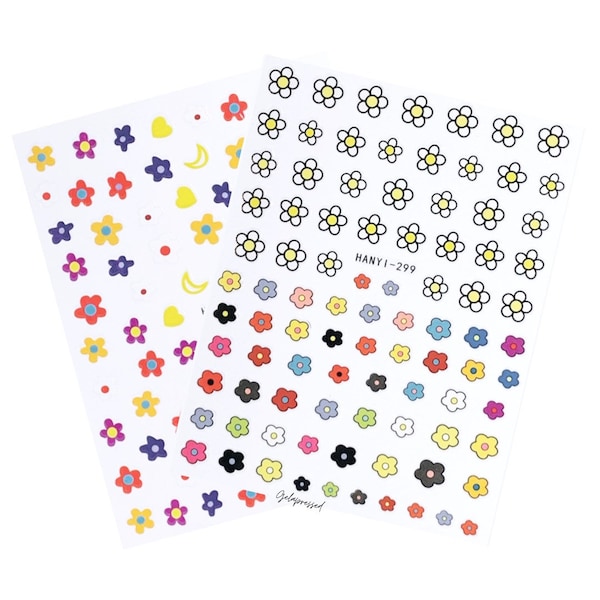 Daisy Nail Art Decals - Stickers