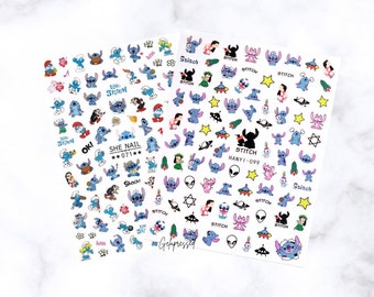 Stitch Nail Art Decals - Stickers