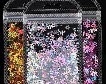 Hollow Star Nail Art Sequins