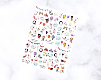 Baby Circus Nail Art Decals - Stickers