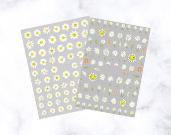 Daisy Nail Art Stickers