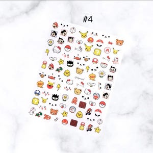 Pika Nail Art Decals - Stickers PIKA #4