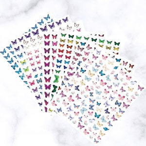 Butterfly Nail Art Decals - Stickers