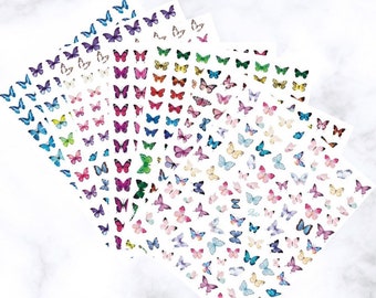 Butterfly Nail Art Decals - Stickers