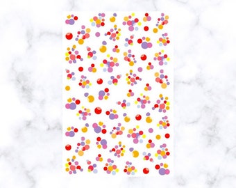Bubble Nail Art Decals - Stickers