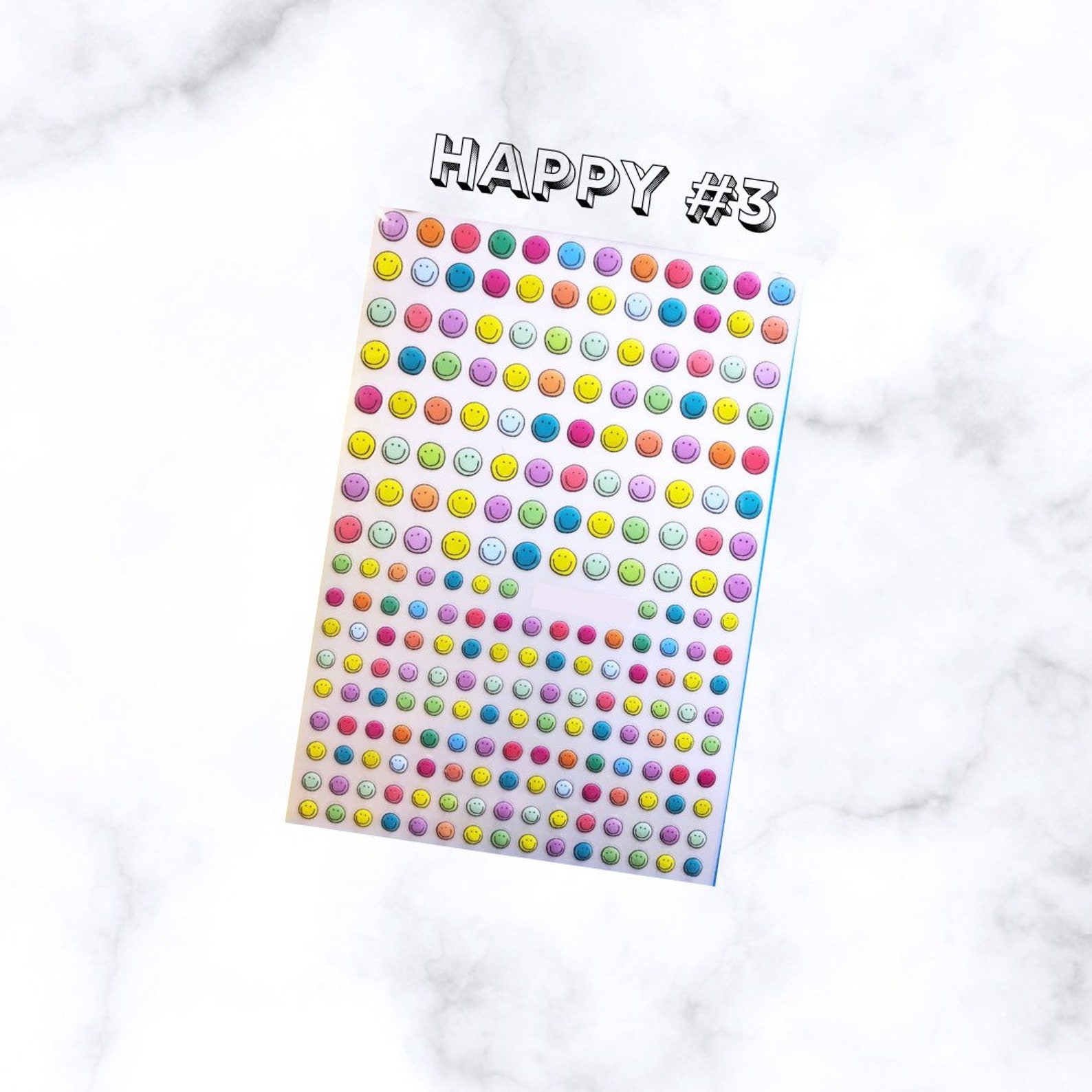 Smiley Be Happy Nail Art Decals Stickers | Etsy