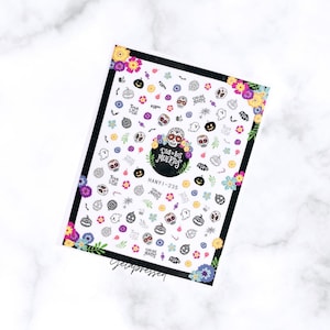 Dia de Los Muertos Nail Art Stickers