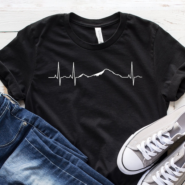 Ararat Mountain Heartbeat T-Shirt | Armenian Nationality Gift | Masis Sis Sweater | Armenia Travel Trip Vacation Hoodie | Hiking Camping Tee