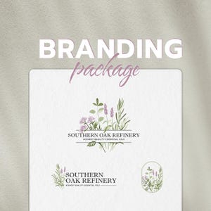 Identidade de marca personalizada, conjunto de design de logotipo para sua empresa - Logotipo profissional desenhado à mão - Personalizado para empresas, kit de marca exclusivo,