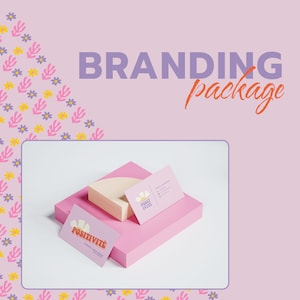 Kit de design de logotipo retrô e marca vintage – Identidade de marca personalizada – Logotipo para pequenas empresas, lojas Etsy – Pacote digital
